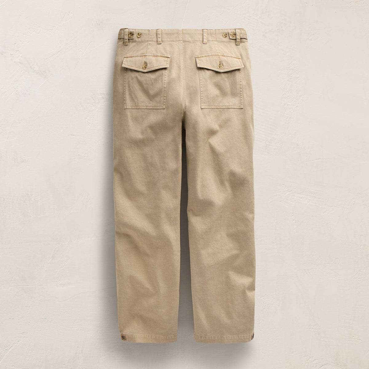 Slub Cotton Utility Flight Pnt in Light Khaki Pigment | James Perse Los Angeles