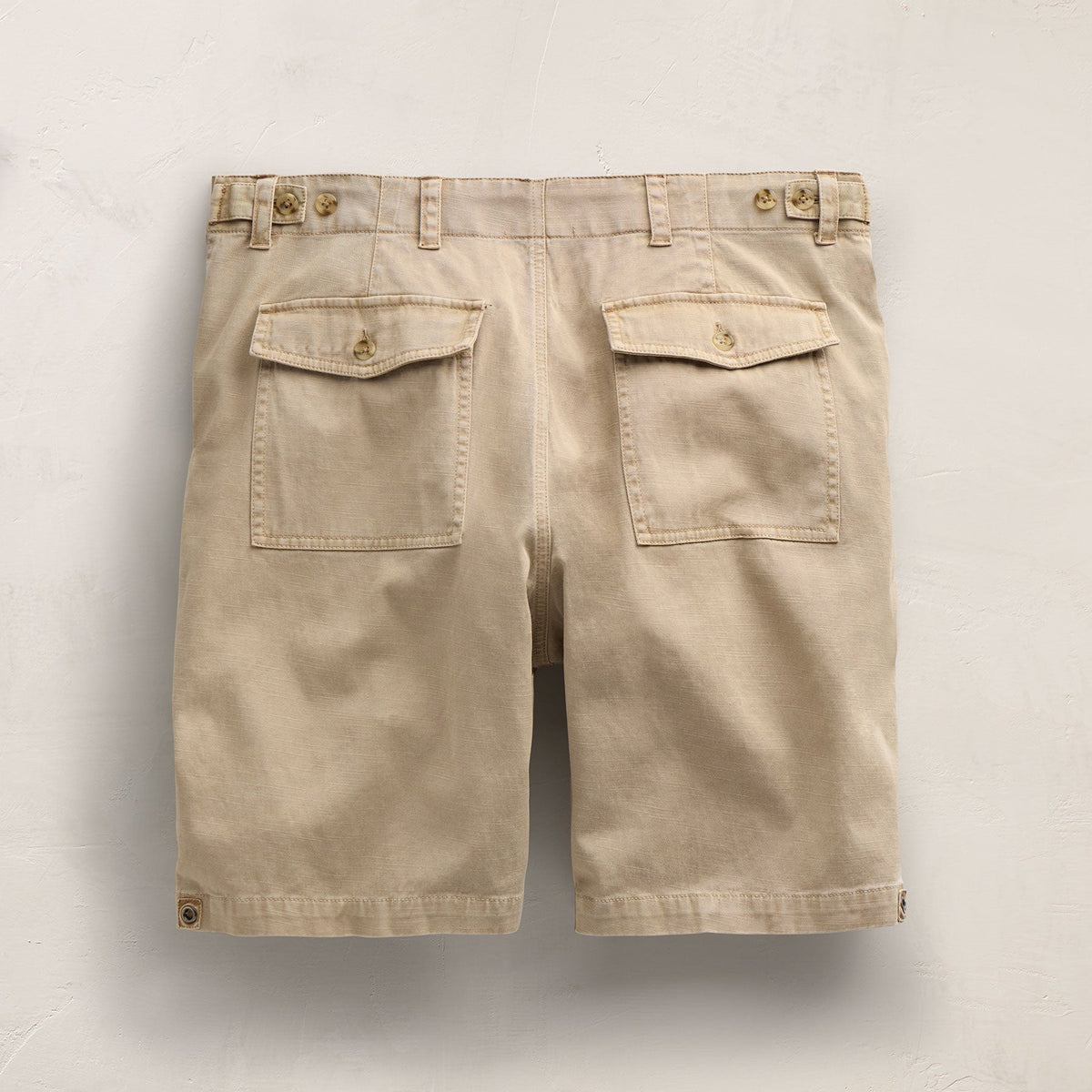 Slub Cotton Utility Flight Shirt in Light Khaki Pigment | James Perse Los Angeles