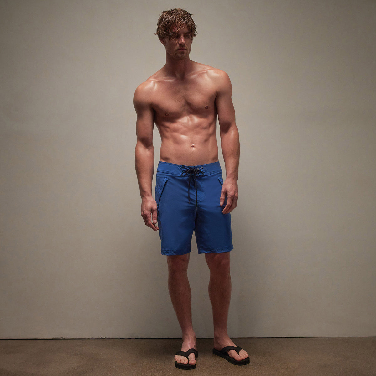 Scuba Zip Boardshort in Tide | James Perse Los Angeles