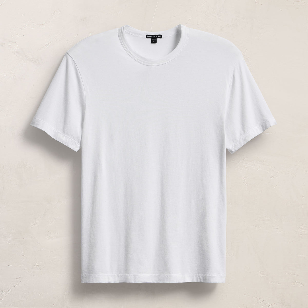 Brushed Lotus Crew in White | James Perse Los Angeles