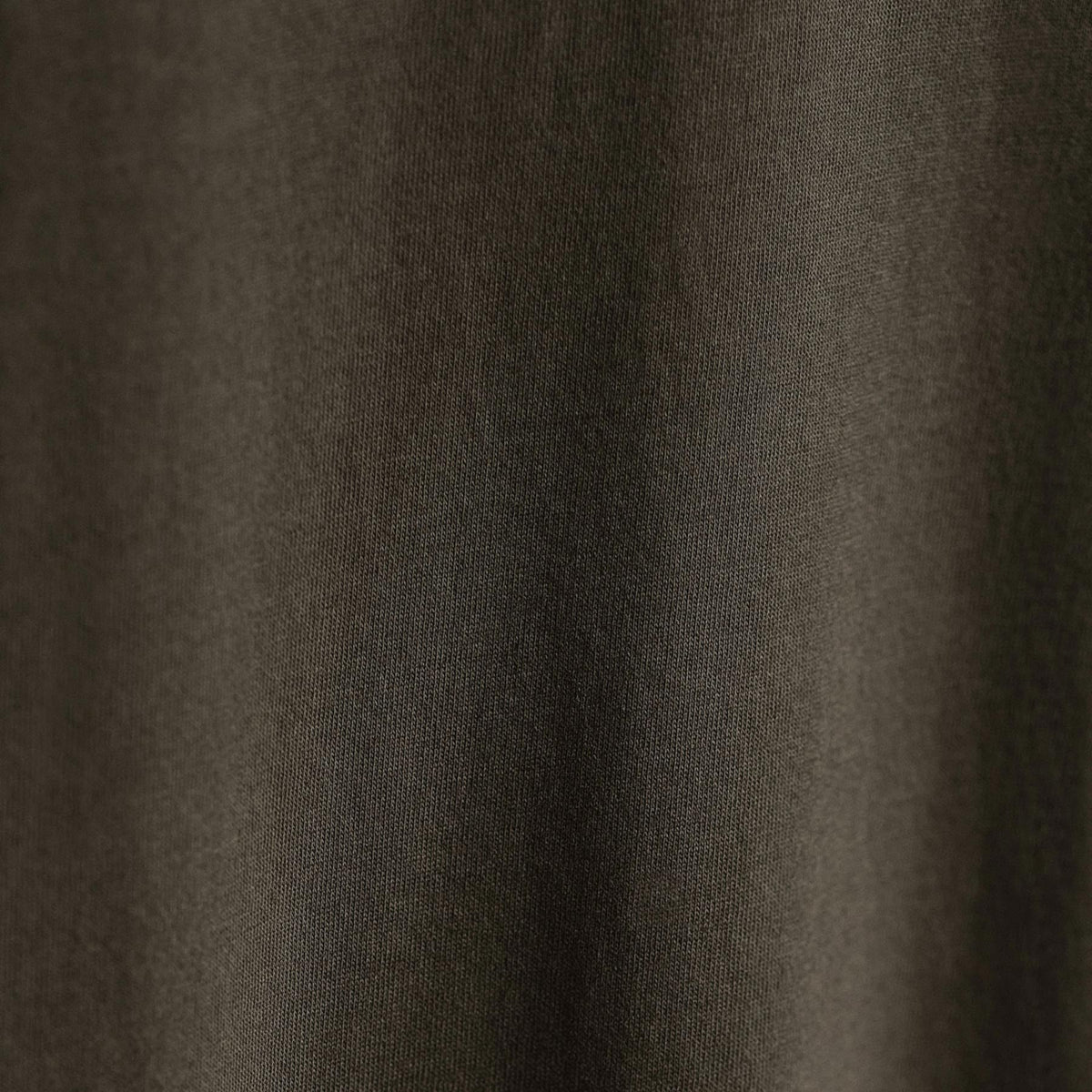 Brushed Lotus Long Sleeve Crew in Army Green | James Perse Los Angeles