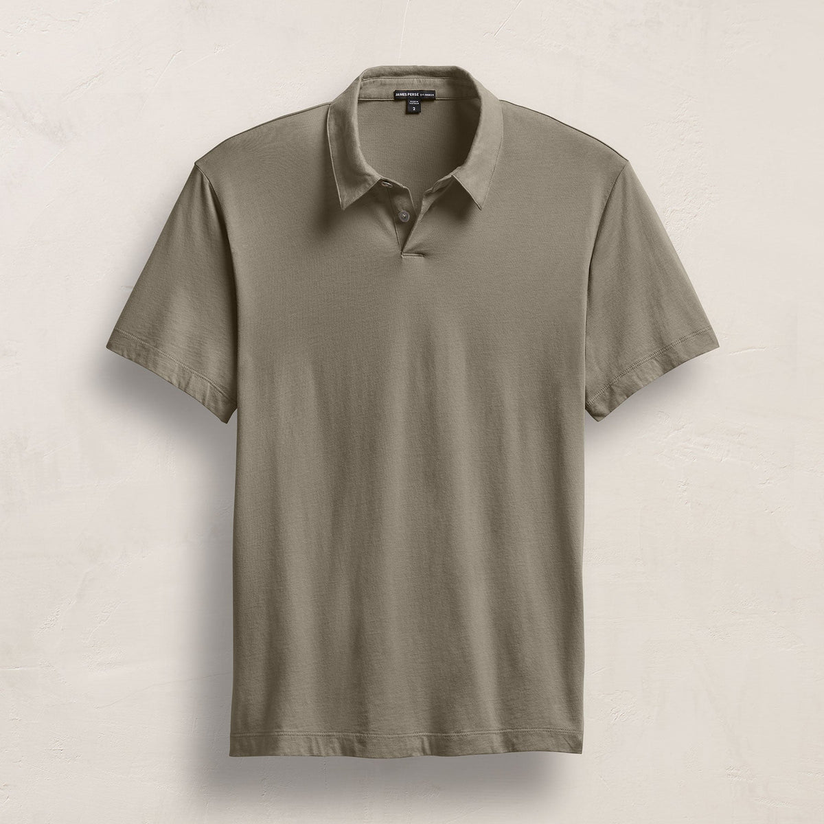 Brushed Lotus Polo in Birch | James Perse Los Angeles