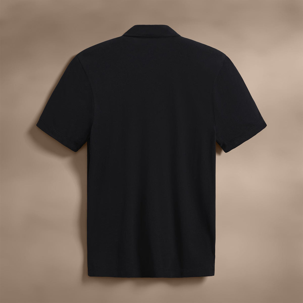 Brushed Lotus Polo in Black | James Perse Los Angeles