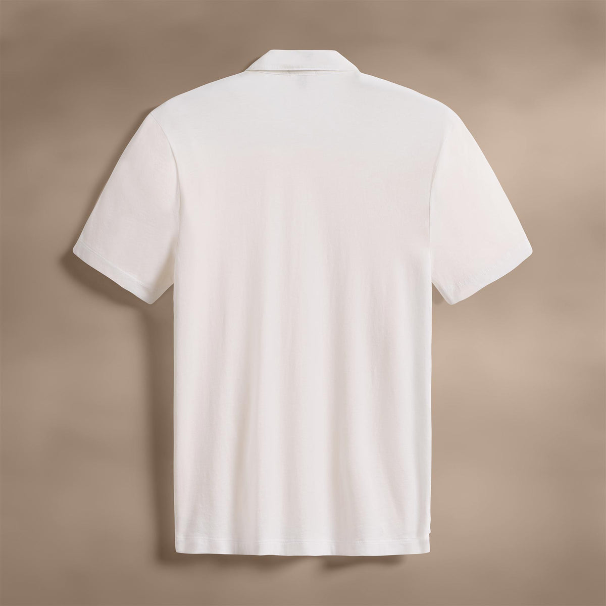 Brushed Lotus Polo in White | James Perse Los Angeles