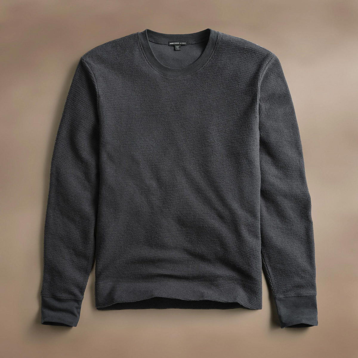 Brushed Thermal Crew Neck in Magma | James Perse Los Angeles