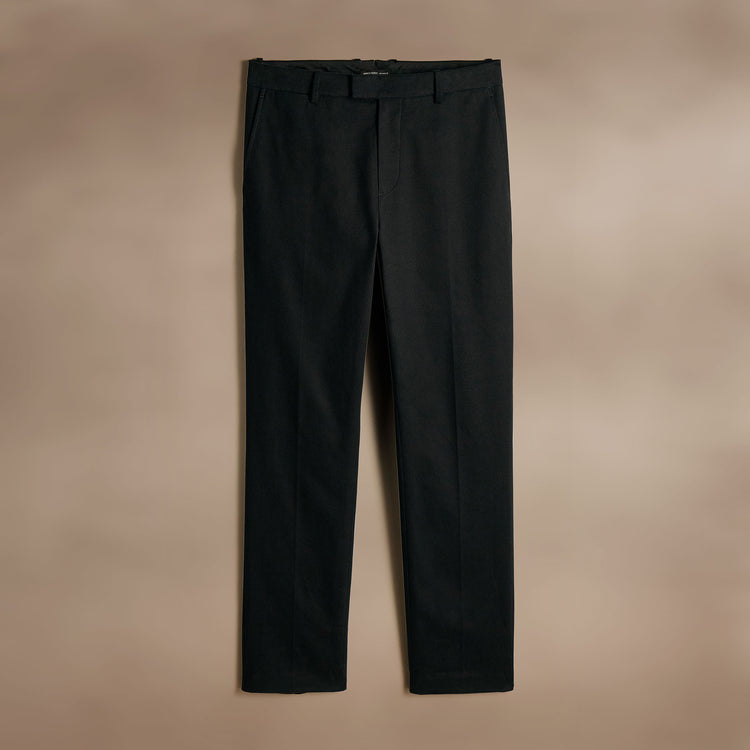 Cashmere Touch Twill Trouser in Black | James Perse Los Angeles