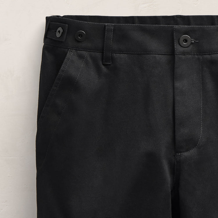 Cashmere Touch Cotton Cargo in Black | James Perse Los Angeles