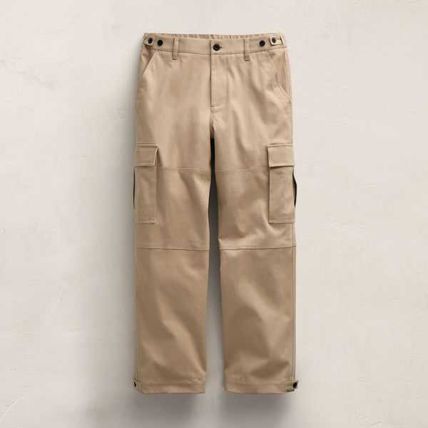 Cashmere Touch Cotton Cargo in Light Khaki | James Perse Los Angeles