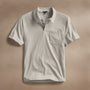 Cotton Linen Pocket Polo in Salt | James Perse Los Angeles
