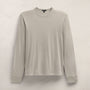 Cotton Cashmere Long Sleeve Tee in Concrete | James Perse Los Angeles