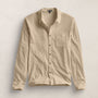 Clean Finish Jersey Shirt in Light Khaki | James Perse Los Angeles