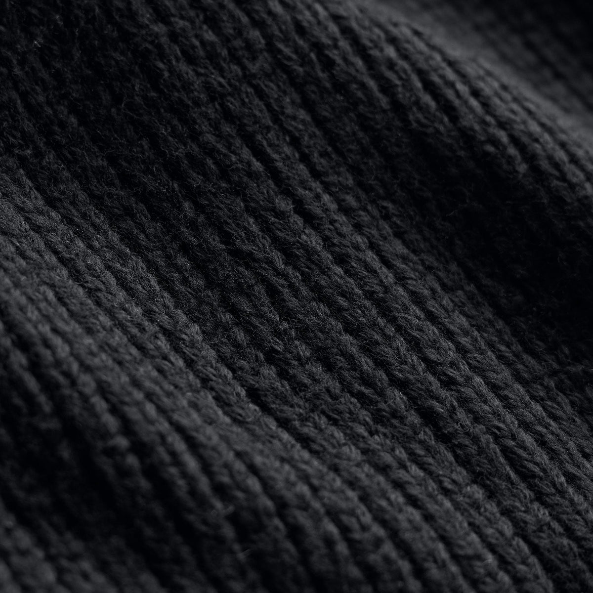 Cotton Knit Zip Up Sweater in Black | James Perse Los Angeles