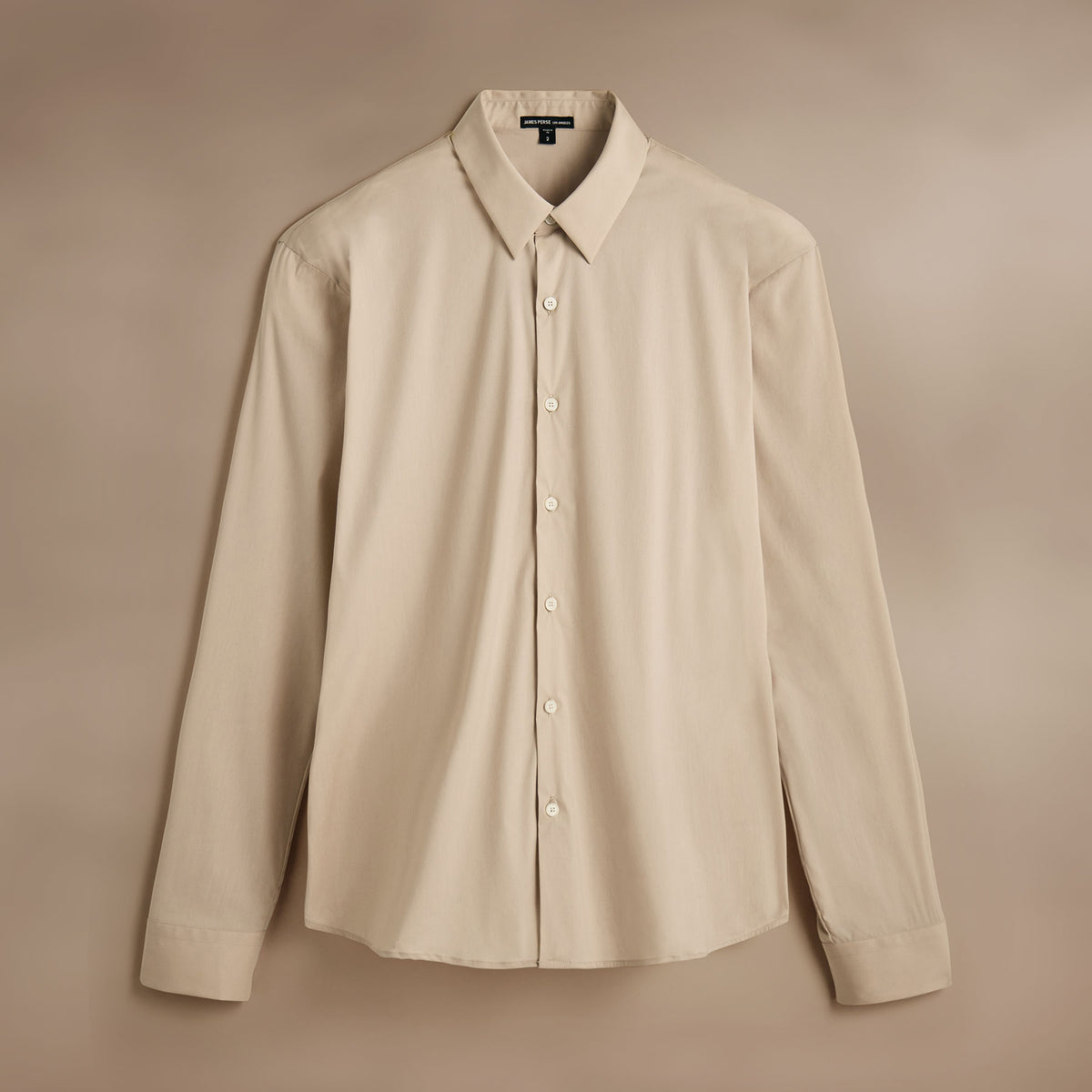 Matte Stretch Poplin Dress Shirt in Faint | James Perse Los Angeles