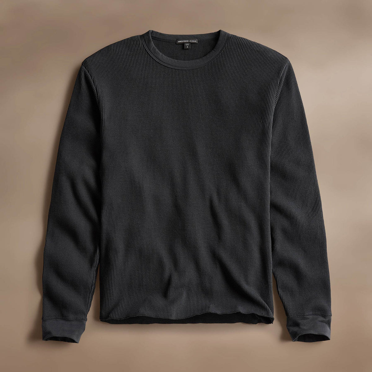 Mrcrzd Lts Mirco Thrml Long Sleeve Crew in Magma | James Perse Los Angeles