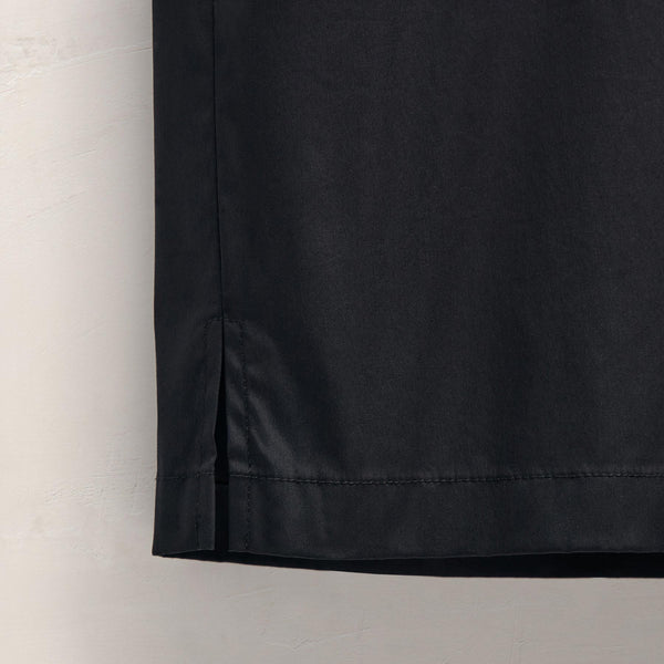 Zip Up Shirt in Black | James Perse Los Angeles