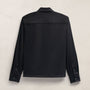 Zip Up Shirt in Black | James Perse Los Angeles