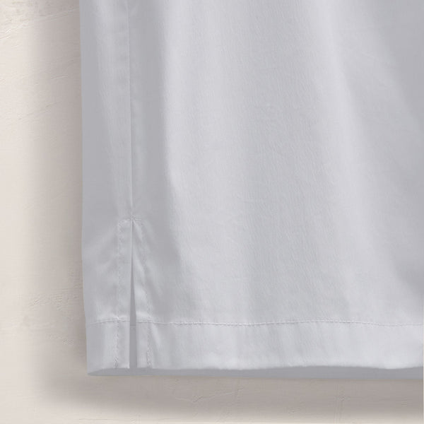 Zip Up Shirt in White | James Perse Los Angeles