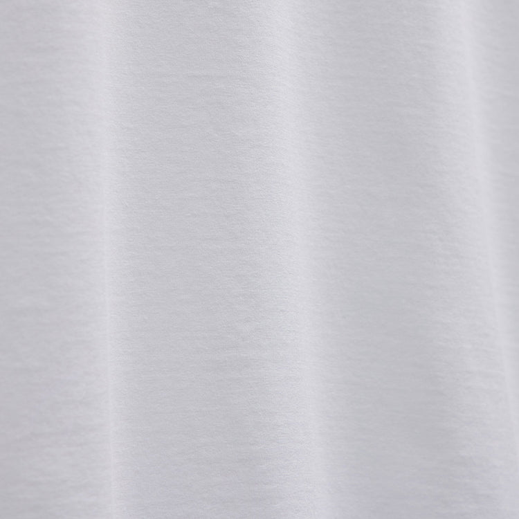 Double Ply Lotus Jrsy Short Sleeve Crew in White | James Perse Los Angeles