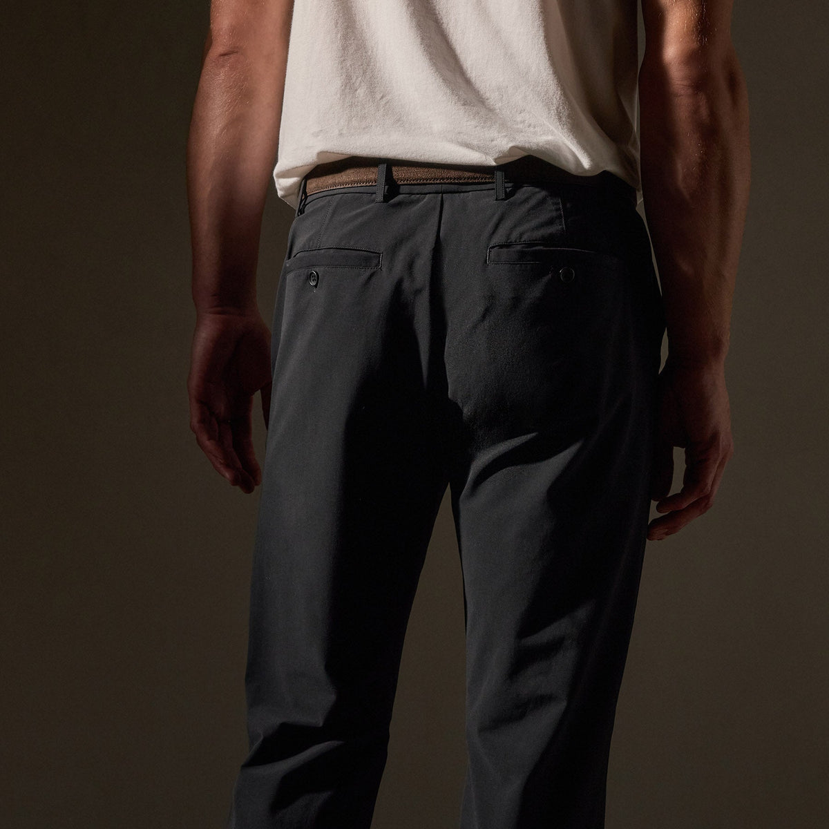 Golf Trouser in Black | James Perse Los Angeles