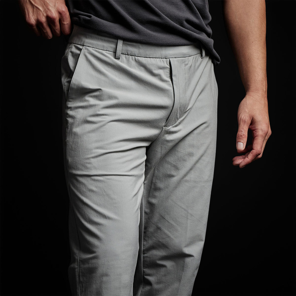 Golf Trouser in Dove | James Perse Los Angeles