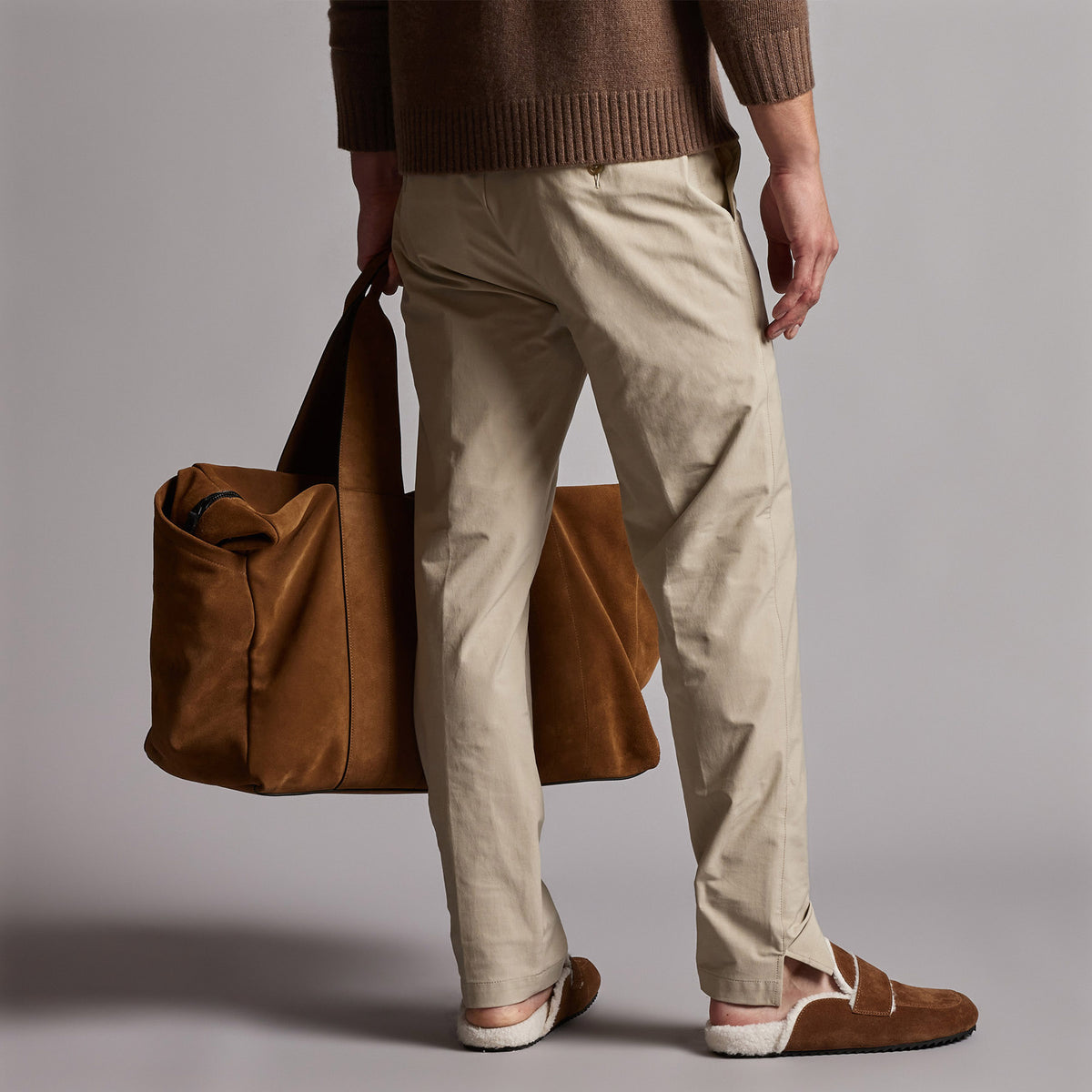 Performance Trouser in Sand | James Perse Los Angeles