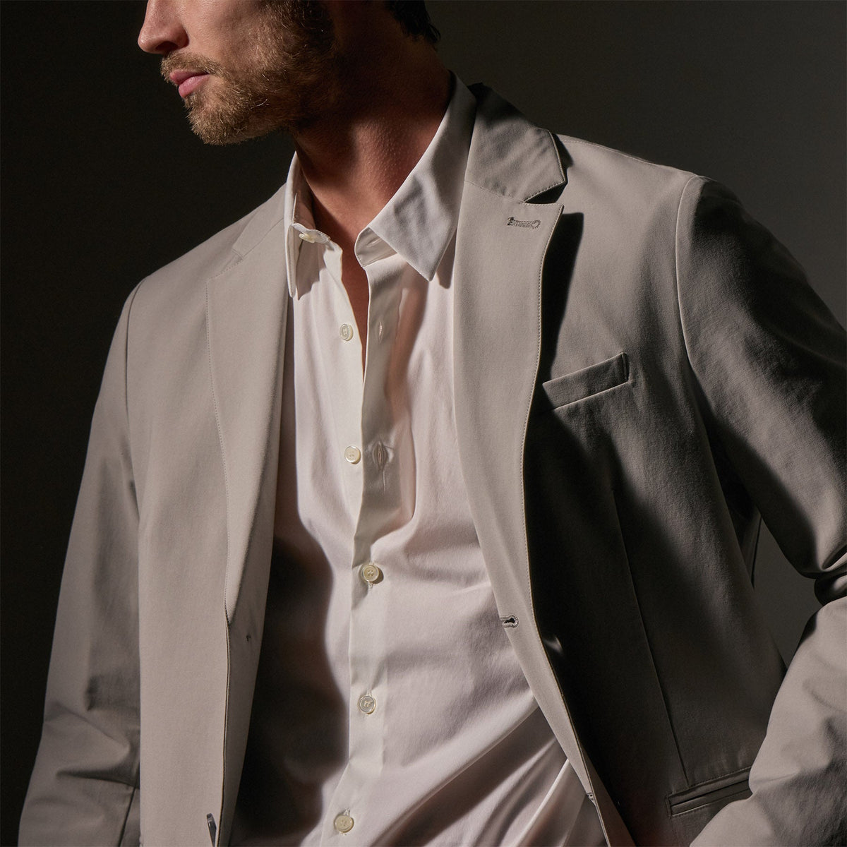 Performance Blazer in Concrete | James Perse Los Angeles