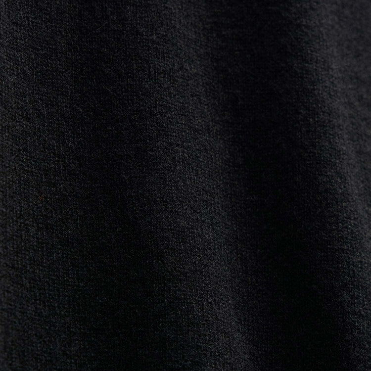 Italian Spun Cashmere Crew in Black/Anthracite | James Perse Los Angeles