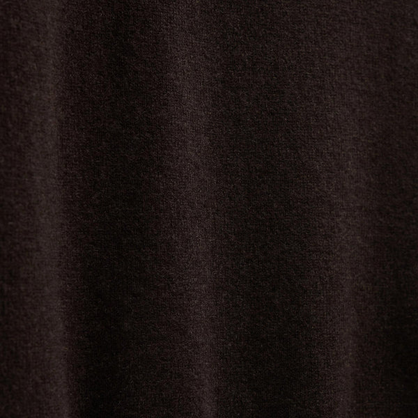 Contrast Trim Cashmere Crew in Kona/Black | James Perse Los Angeles