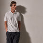 Slub Jersey Polo in White | James Perse Los Angeles