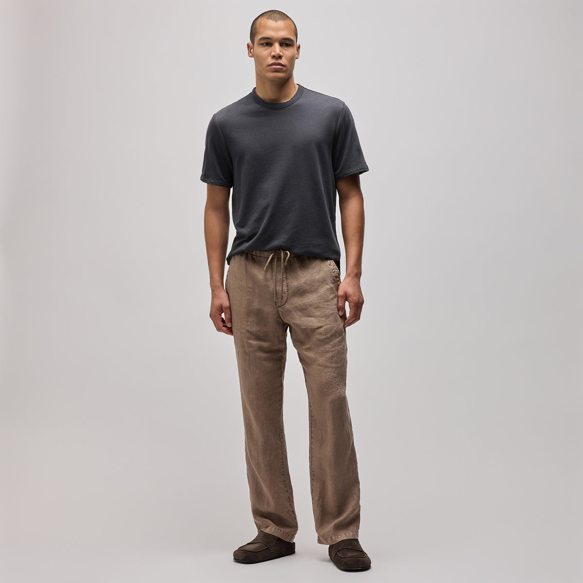 Relaxed Linen Pant in Cargo Pigment | James Perse Los Angeles