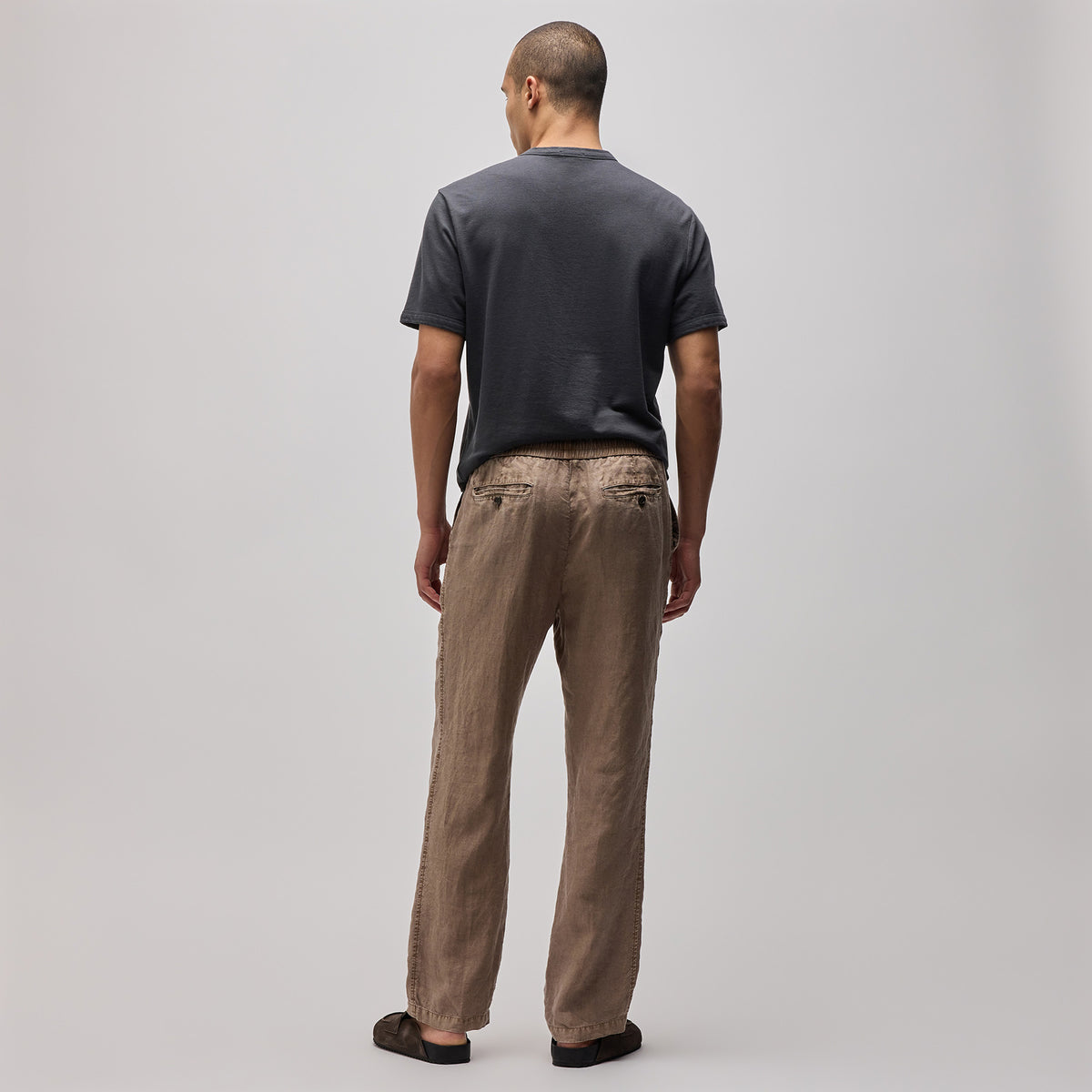 Relaxed Linen Pant in Cargo Pigment | James Perse Los Angeles