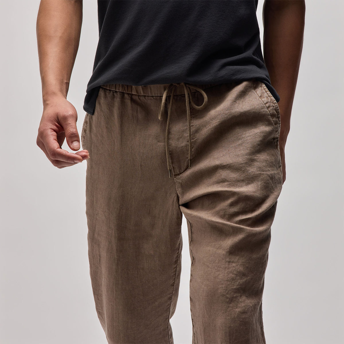 Relaxed Linen Pant in Cargo Pigment | James Perse Los Angeles