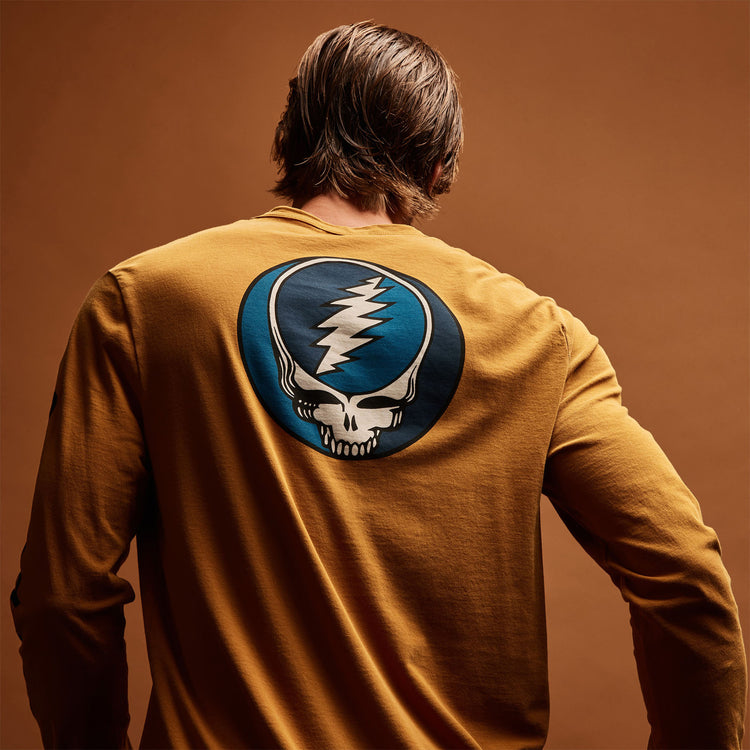 Grateful Dead Long Sleeve in Comet Pigment/Navy | James Perse Los Angeles