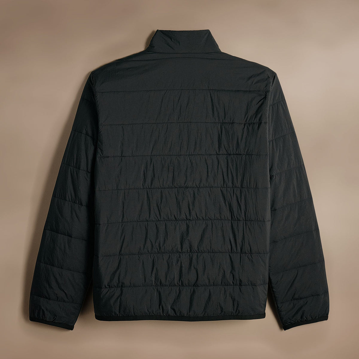 Contrast Zip Insulated Jacket in Black/Black/Blue | James Perse Los Angeles