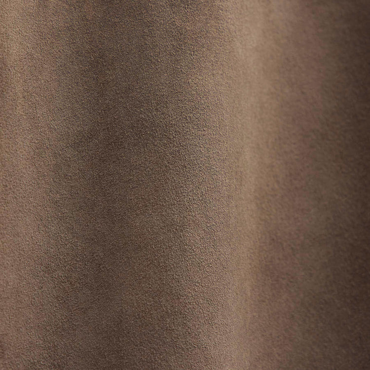 Suede Western Shirt in Caribou | James Perse Los Angeles