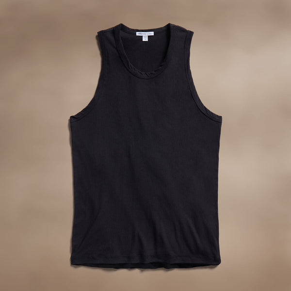 LA Skate Tank in Black | James Perse Los Angeles
