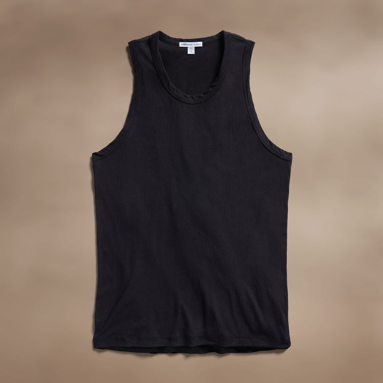 LA Skate Tank in Black | James Perse Los Angeles
