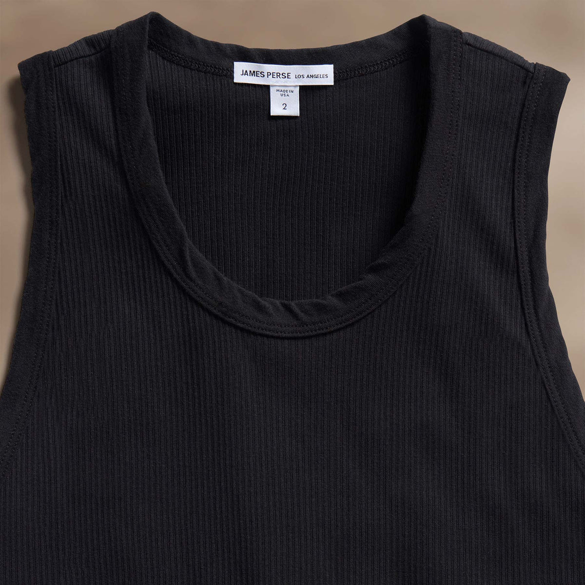 LA Skate Tank in Black | James Perse Los Angeles