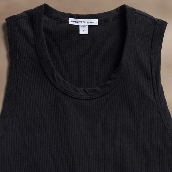 LA Skate Tank in Black | James Perse Los Angeles