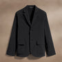 Cotton Poplin Blazer in Black | James Perse Los Angeles