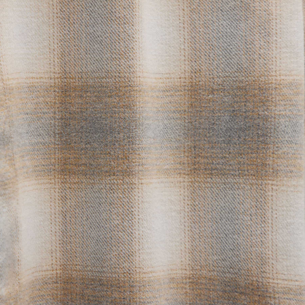 Soft Flannel Plaid Shirt in Natural Plaid | James Perse Los Angeles