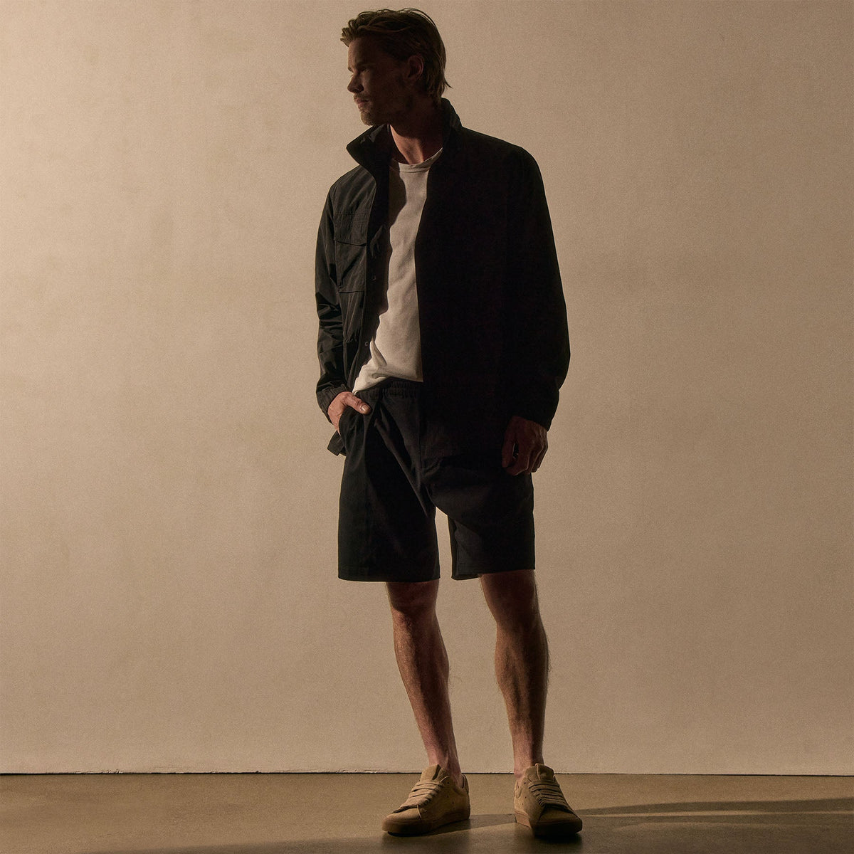 Utility Parka in Black | James Perse Los Angeles