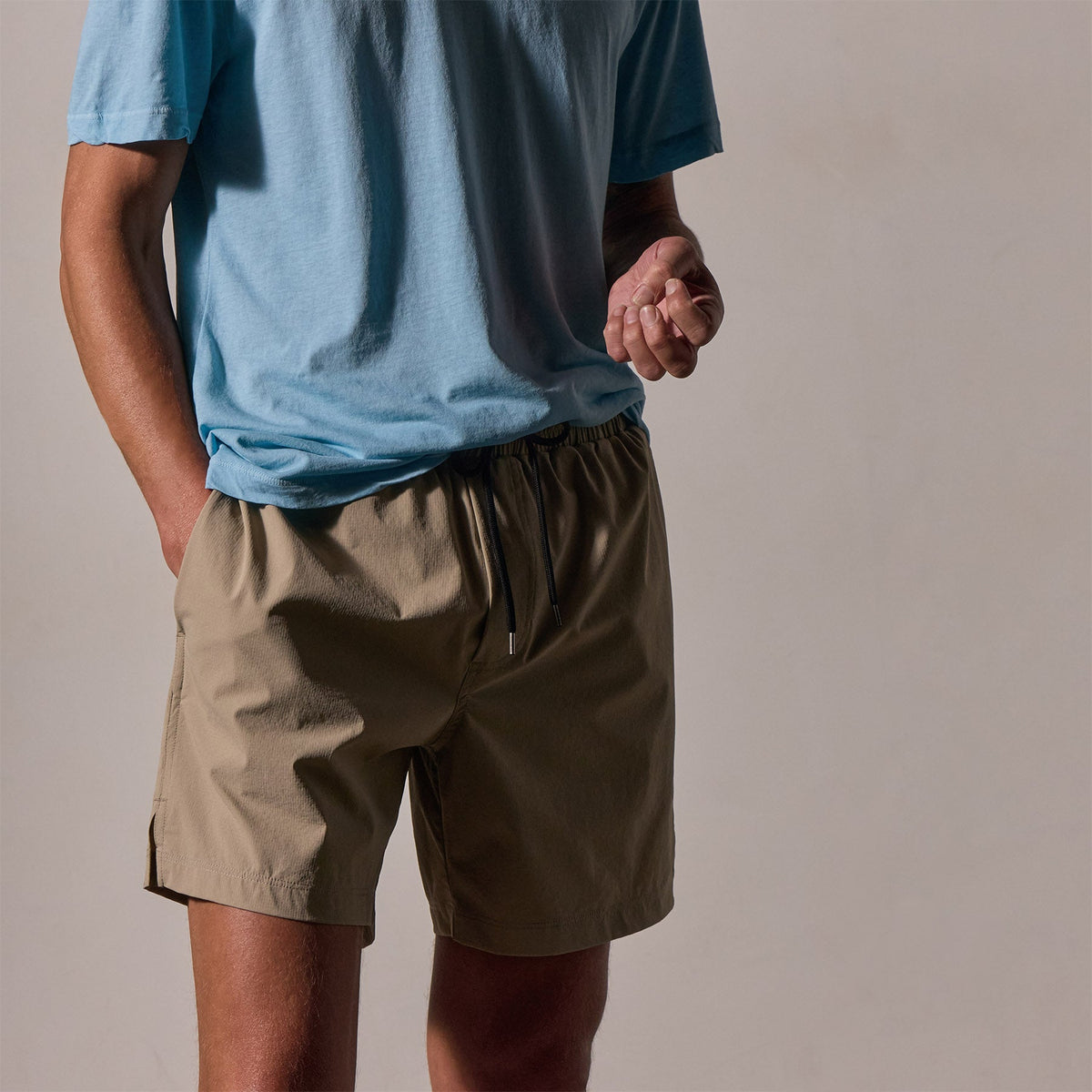 Ripstop Boardshort in Grout | James Perse Los Angeles