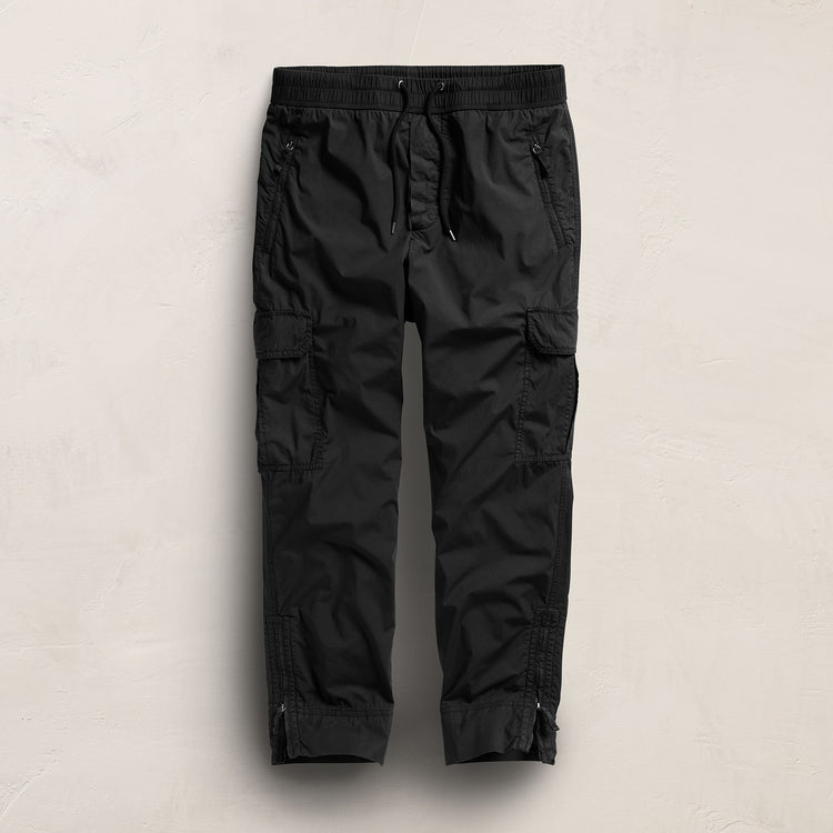 Parachute Poplin Cargo in Black | James Perse Los Angeles