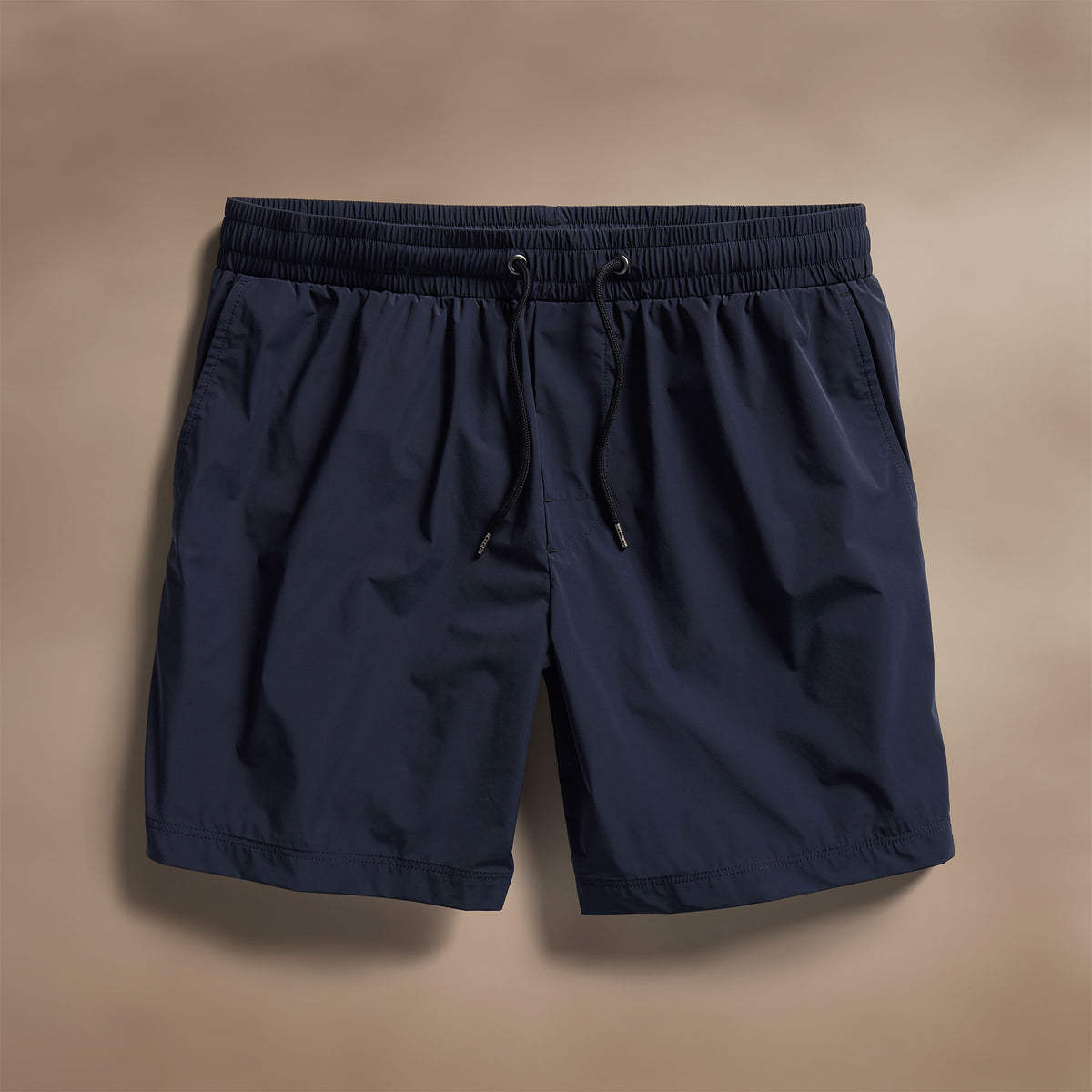 Technical Stretch Nylon Split Hem Boardshort in Navy | James Perse Los Angeles