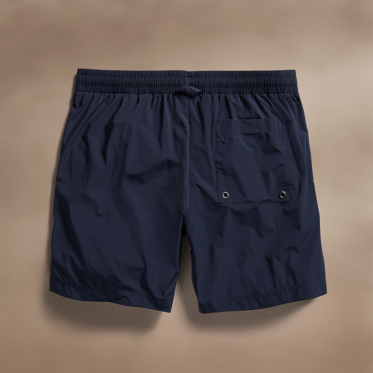 Technical Stretch Nylon Split Hem Boardshort in Navy | James Perse Los Angeles