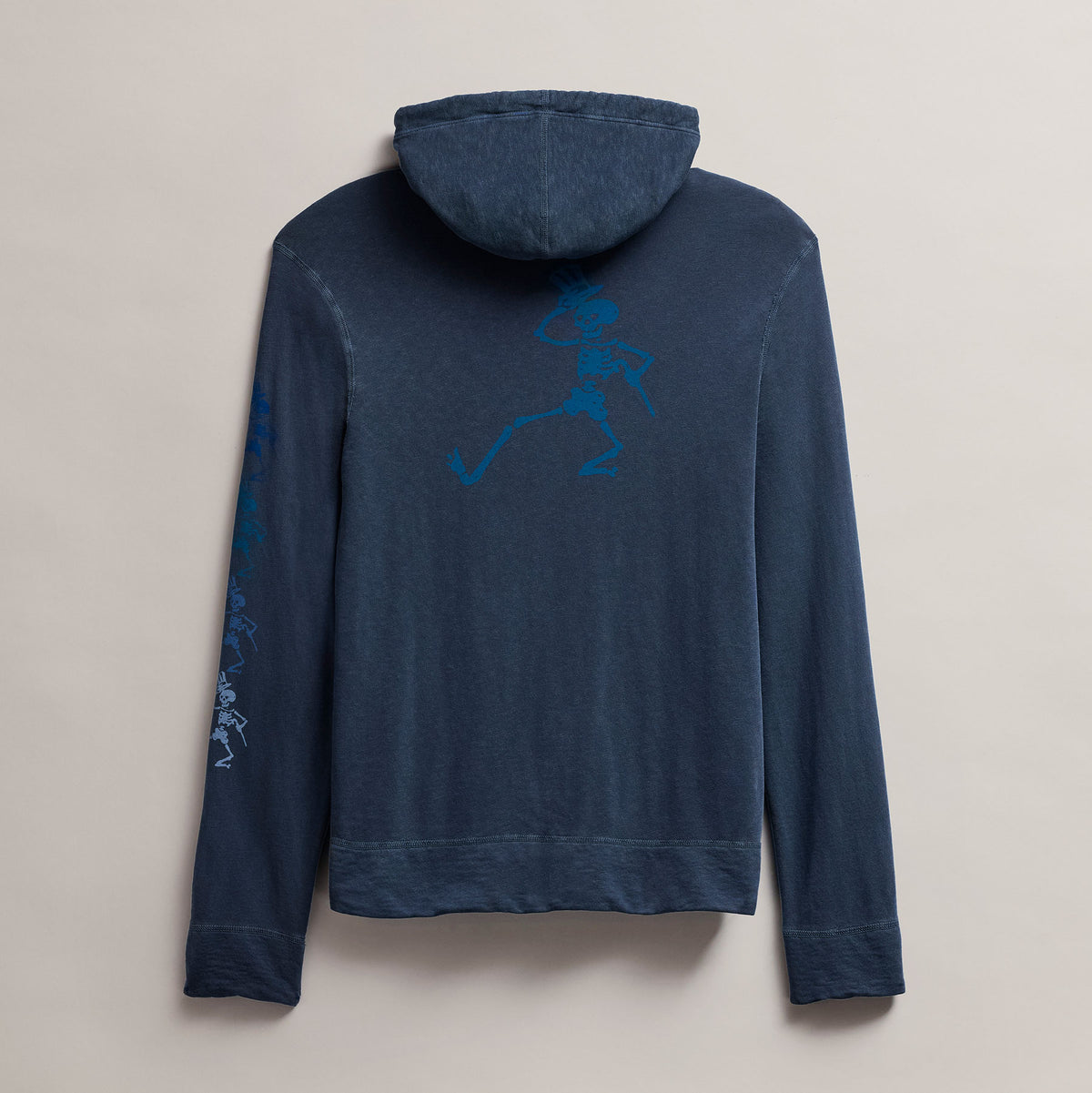 Men's French Terry Hoodie Grateful Dead in Deep Pigment | James Perse Los Angeles