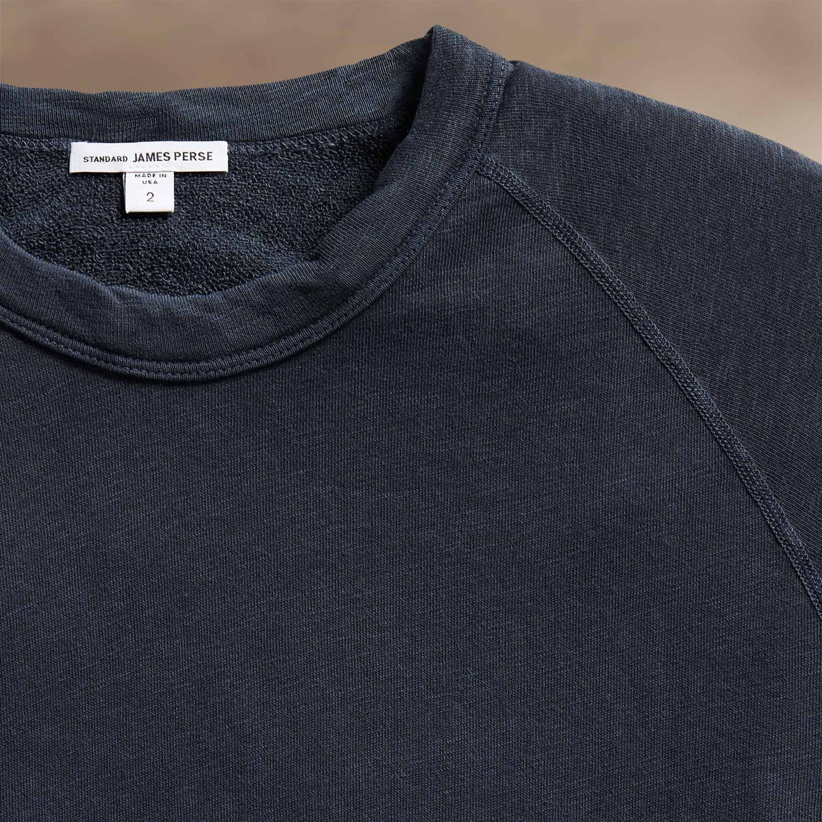 Vintage French Terry Sweatshirt in Deep Pigment | James Perse Los Angeles