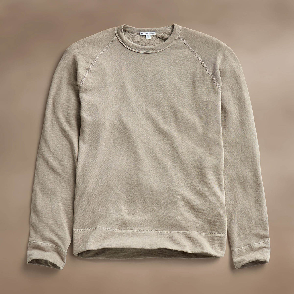 Vintage French Terry Sweatshirt in Overcast Pigment | James Perse Los Angeles