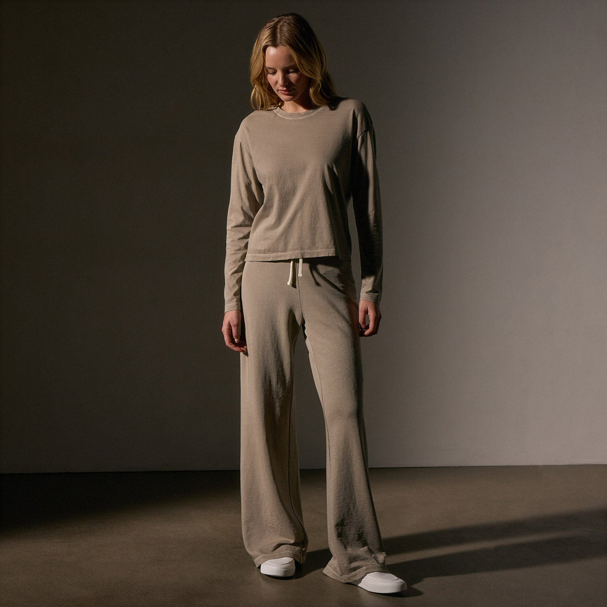 Vintage Boxy Tee in Overcast Pigment | James Perse Los Angeles